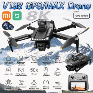 Drone Xiaomi Mijia V198 MAX – GPS | Caméra 8K HD | Évitement Laser | Quadcopter Pliable Brushless – Amahra Tech Store