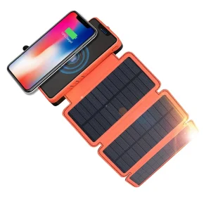power bank solaire 20000mah panneau pliable