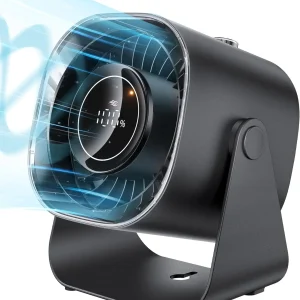 ventilateur portable 5000mah 100 vitesses affichage digital